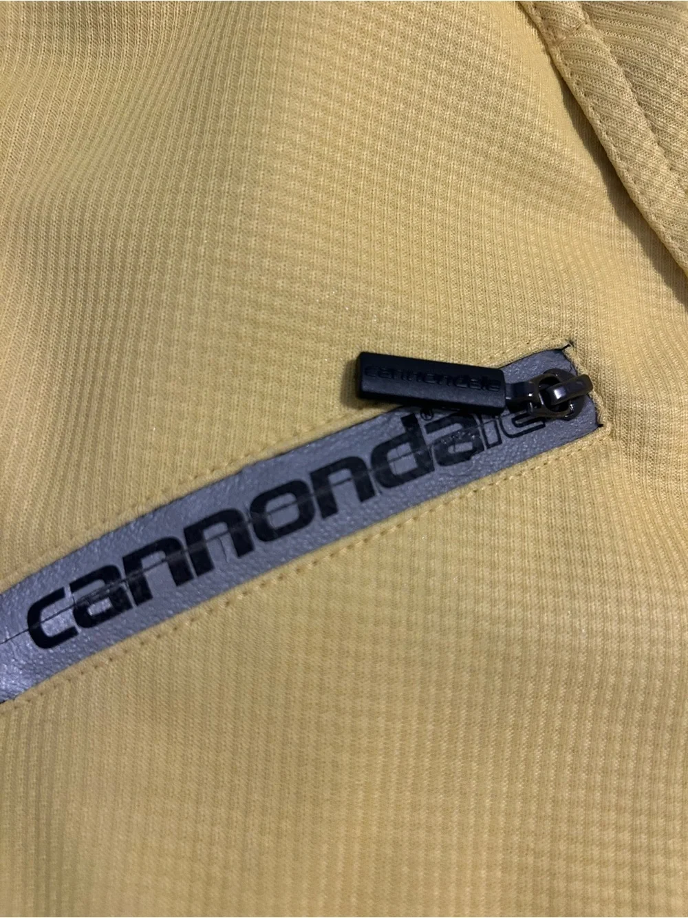 Men's Yellow & Black Performance Zip Jacket